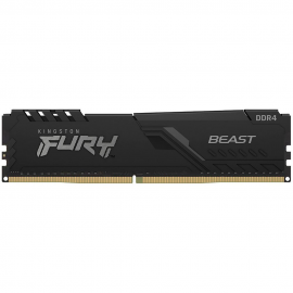 Модуль памяти Kingston FURY Beast Black Gaming Memory KF432C16BB1/16 16GB DDR4 3200 DIMM Non-ECC, CL16, 1.35V, 1Gx8, RTL, (319880) {25}