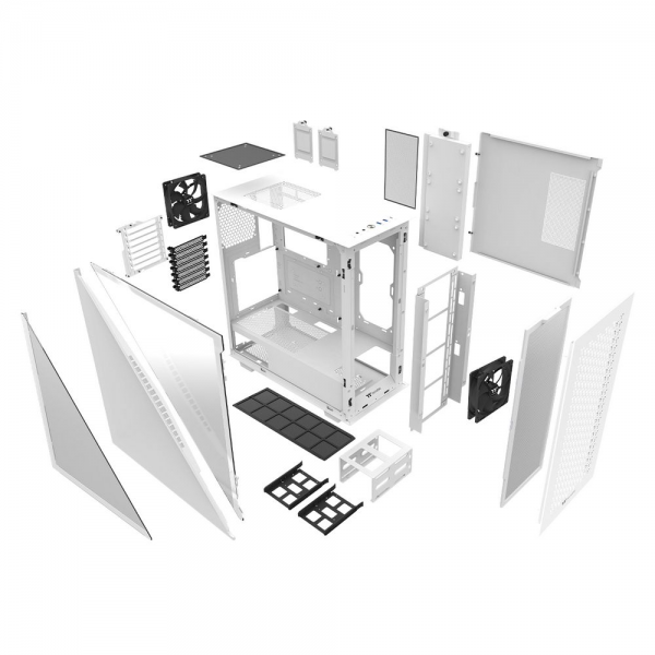 Корпус Thermaltake Divider 300 TG Air Snow CA-1S2-00M6WN-02 Snow/Win/SPCC/Tempered Glass*1/Mesh Front Panel/120mm CA-1S2-00M6WN-02 Standard Fan*2 (528610)