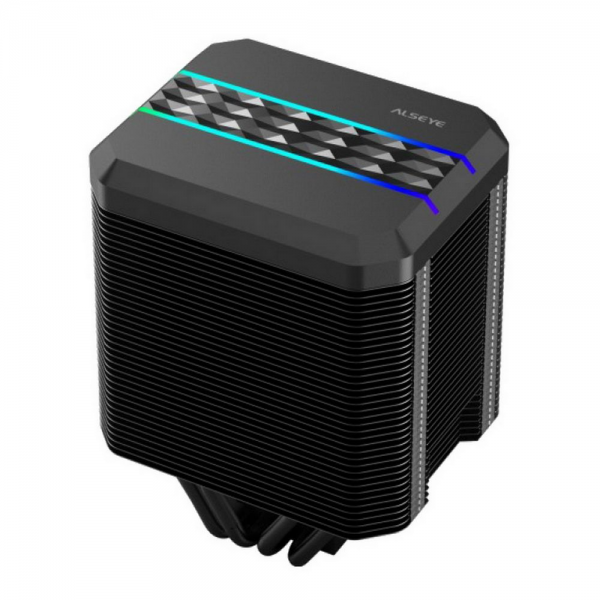 Вентилятор ALSEYE M90 Height 135mm, Univerasl, TDP 180W, 4x6mm heat pipe, FAN 90mm, 800;2400rpm, 28dBA, ARGB, LGA1200/115x, AMD AM4, RTL (874715)