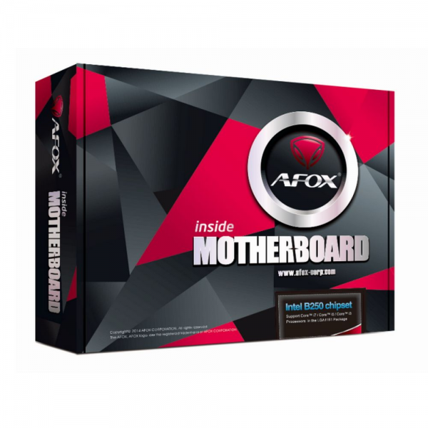 Материнская плата Afox AFB250-BTC12EX RTL LGA1151 ATX 2xDDR4 PCIEx16 11xPCIEx1 DVI VGA (783767)