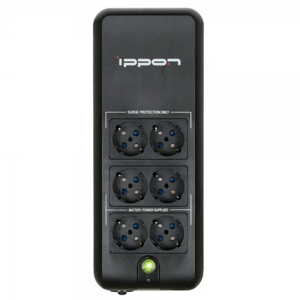 Источник бесперебойного питания Ippon Back Verso 600 Standby 300W/600VA 751617 {6} (700011)