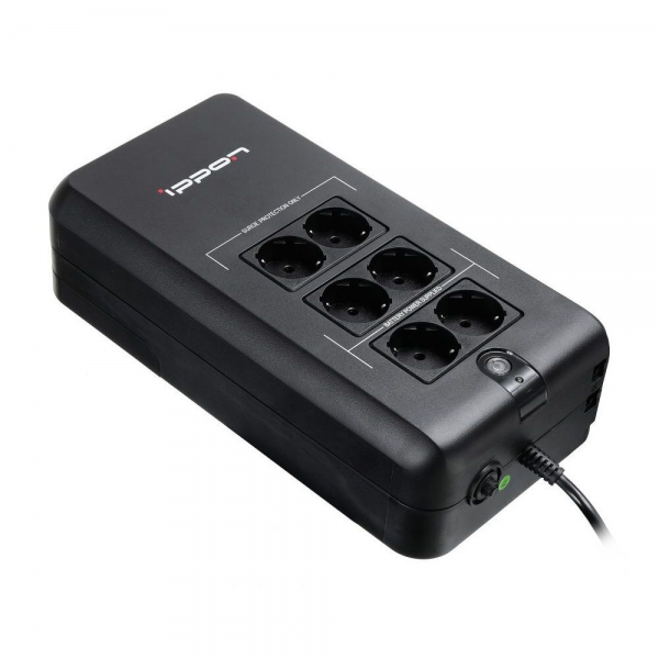 Источник бесперебойного питания Ippon Back Verso 800 Standby 420W/800VA 751623 {4} (300012)