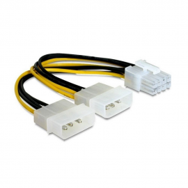 Разветвитель питания Cablexpert CC-PSU-81, 2хMolex->PCI-Express 8pin, для подключения в/к PCI-Е (8pin) к б/п ATX {500} (087322)