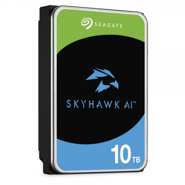 Жесткий диск Seagate SkyHawk AI Surveillance ST10000VE001 10TB 3.5" SATA 6Gb/s, 7200rpm, 256MB, 24x7, CMR, Air, Bulk {20} (029452)