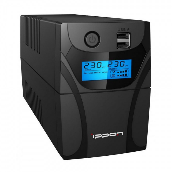 Источник бесперебойного питания Ippon Back Power Pro II Euro 850 Line-Interactive 480W/850VA RTL {4} (803614)