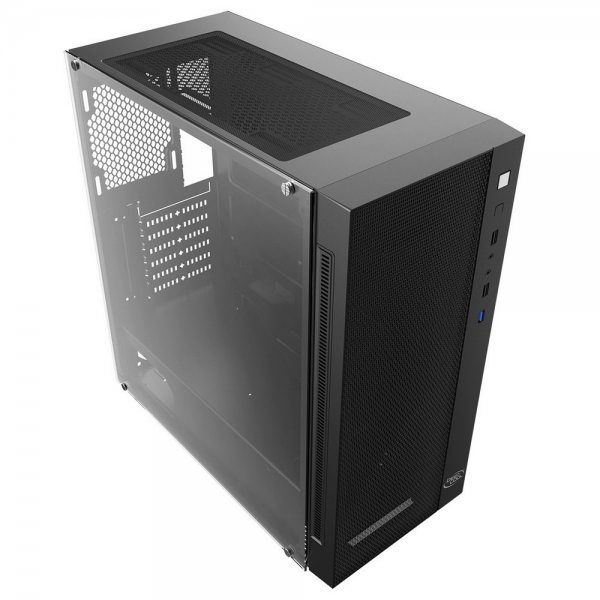 Корпус Deepcool MATREXX 55 MESH DP-ATX-MATREXX55-MESH (714057) E-ATX, CPU Height 165mm, VGA max 370mm, USB 2.0 x 2, «USB 3.0 x 1, Audio x 1, Mic x 1, int. 3.5» x 2 , 2.5» x 4, Ext. 5.25» x 0, 3.5» x 0 (714057)»