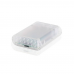 Корпус ACD RA076 Transparent ABS Plastic Injection Molding case with Stripe for Raspberry Pi 3 B (прозрачный, овальный на винтах)(RASP1795) (494149)