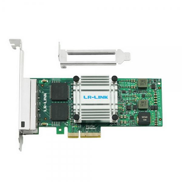 Сетевой адаптер Lr-Link LREC9714HT PCIe 2.1 x4, Intel i350, 4*RJ45 1G NIC Card (301741)
