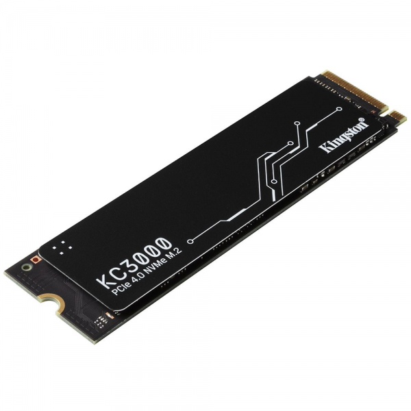 Твердотельный накопитель SSD Kingston KC3000 M.2 2280 SKC3000D/2048G 2048GB Client SSD PCIe 4.0 NVMe, 7000/7000, IOPS 1000/1000K, MTBF 1.8M, 3D TLC, 1600TBW, 0.71DWPD, with Heat Spreader (5 лет), RTL (324242) {10}