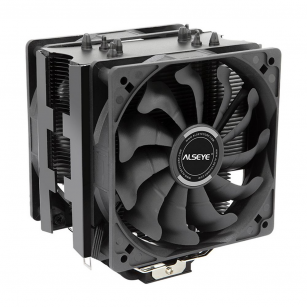 Вентилятор ALSEYE S120D-B Universal, TDP 135W, 2x120FAN, 4 heat pipe, PWM, RTL{20} (874258)