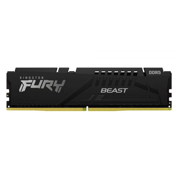 Модуль памяти Kingston 16GBDDR5 5200 DIMM FURY Beast Black Gaming Memory KF552C40BB-16 Non-ECC, CL40, 1.25V, KF552C40BB-16 1RX8, RTL, (324372)