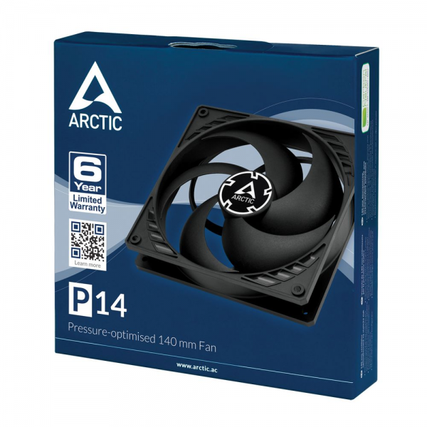 Вентилятор Arctic Cooling для корпуса P14 Value Pack Black/Black 5 штук (ACFAN00136A) (701594)