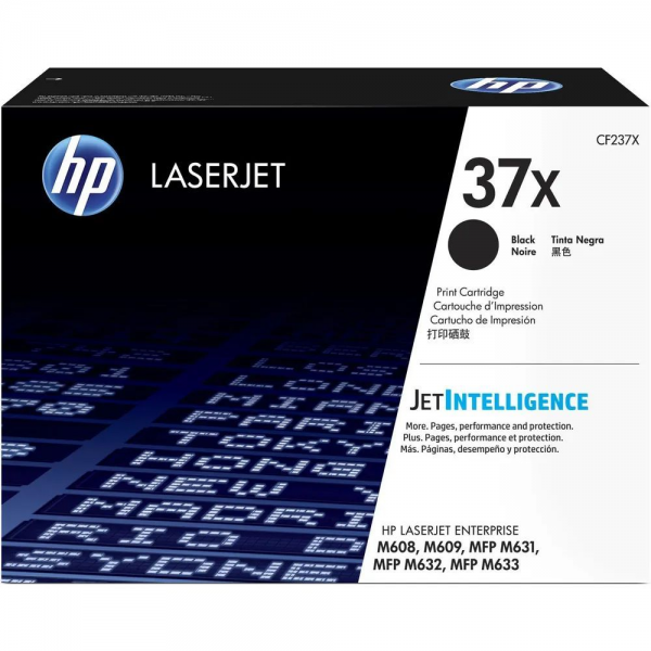 Картридж HP 37X CF237X лазерный черный (25000стр.) для HP LJ Ent M506/M527 (204214)