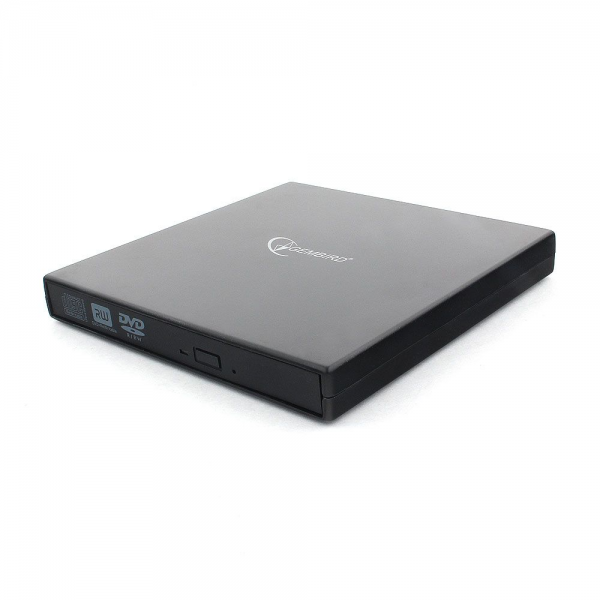 DVD±RW привод Gembird Внешний DVD-USB-02 USB 2.0 пластик, черный (099240)