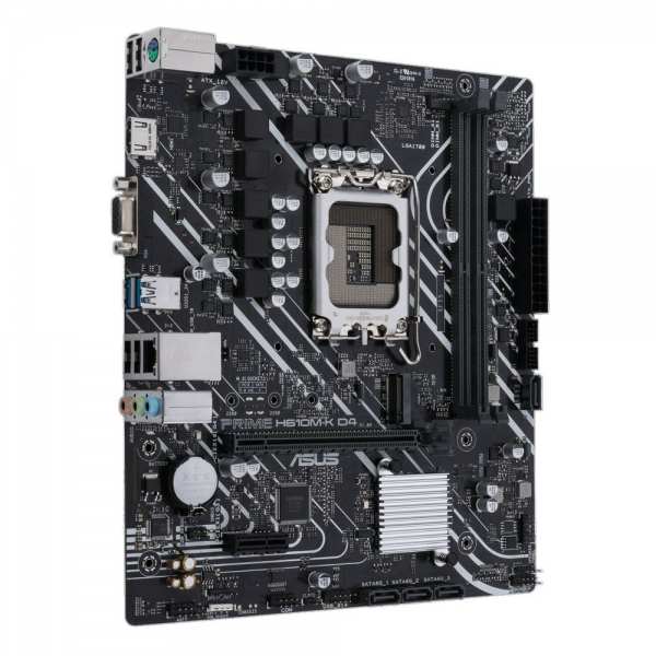 Материнская плата ASUS PRIME H610M-K D4 LGA1700 mATX 2xDDR4 PCIEx16 PCIEx1 M.2 HDMI VGA GLAN (565499)