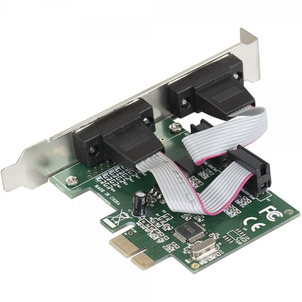 Контроллер Exegate Контроллер ExeGate EXE-307 (PCI-E, 2*COM port) (117266)