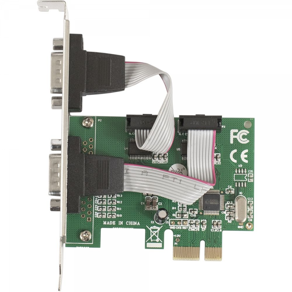 Контроллер Exegate Контроллер ExeGate EXE-307 (PCI-E, 2*COM port) (117266)