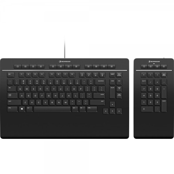 Клавиатура 3DConnexion 3DX-700092 Keyboard Pro with Numpad, US-International (QWERTY)