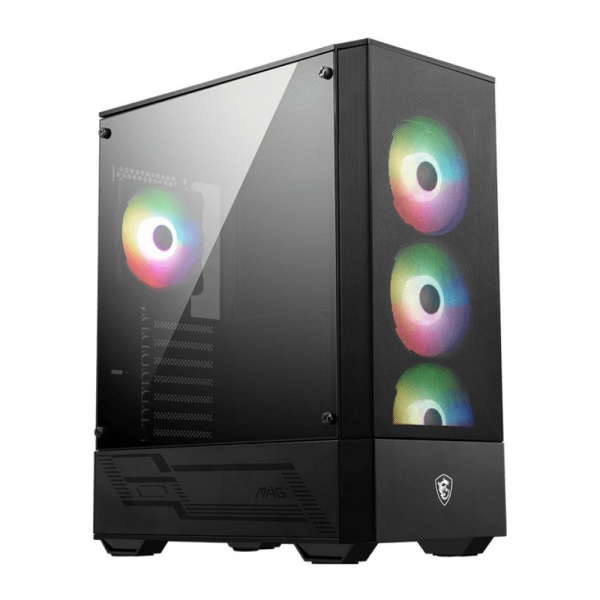 Корпус MSI MAG FORGE 112R Mid-Tower, ATX, 2xUSB 3.2, Audio I/O, 4x120mm ARGB Fan, 6-ch Light controller, Front metal MESH, Up to 330mm GPU, Tempered Glass (949679)