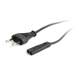 Кабель питания для аудио/видео техники Cablexpert PC-184-VDE-1.8M 1,8м, CEE 7/16 - C7, VDE, , 2-pin, 2х0,75, черный, пакет (026970) {100}