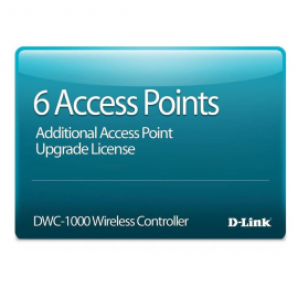Лицензия D-Link DWC-1000-AP6-LIC Управление 6 дополнительными точками доступа для DWC-1000