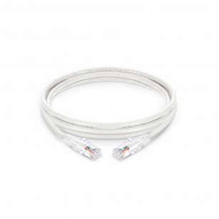 Патч-корд ACD-LPU5C-50W  Cat5e UTP 24AWG 4Pair, 7/0.18мм CU Белый, 5.0м