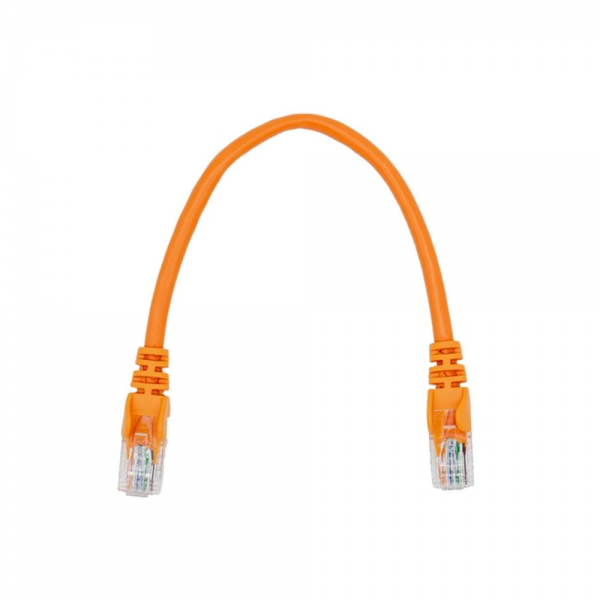 Патч-корд ACD-LPU6Z-5DO Cat6 UTP 26AWG 4Pair, CU, LSZH, Оранжевый, 0,5м
