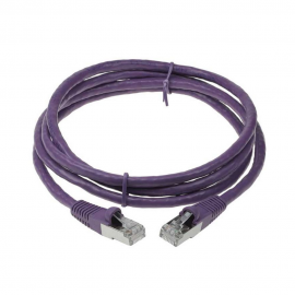 Патч-корд ACD-LPS6AZ-30P  Cat6a SSTP 26AWG 4Pair, CU, LSZH, Пурпурный, 3м