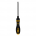 Двухсторонняя отвертка с трещеткой Deli DL626011 PH2+SL6x180мм, сталь CrV, длина 180-230мм, диаметр хвостовика 6,3мм