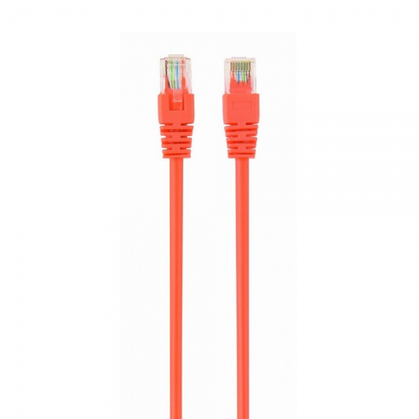 Кабель Cablexpert Патч-корд UTP PP12-0.5M/O кат.5e, 0.5м, литой, многожильный (оранжевый)