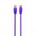 Кабель Cablexpert Патч-корд UTP PP12-0.5M/V кат.5e, 0.5м, литой, многожильный (фиолетовый)