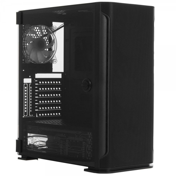 Корпус SOEYI «AX1-B10 SOEYI ATX case with black coating front panel with flat small mesh, without»