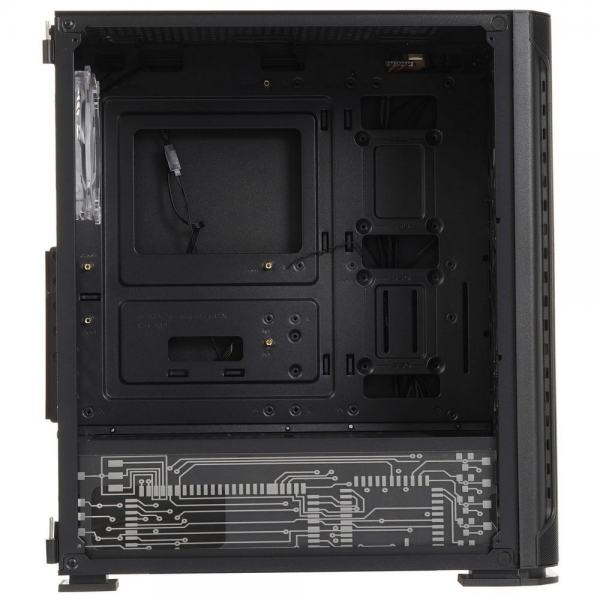Корпус SOEYI «AX1-B10 SOEYI ATX case with black coating front panel with flat small mesh, without»