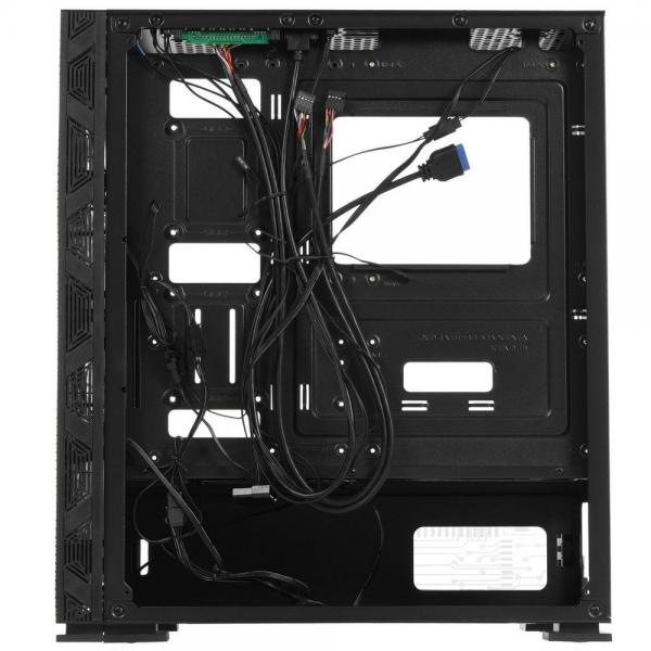 Корпус SOEYI «AX8-B20 SOEYI ATX case with black coating front panel with flat bigger mesh, without»