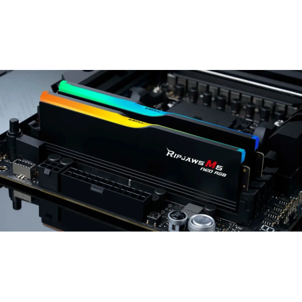 Оперативная память 64 Gb 6000 MHz G.Skill RIPJAWS M5 RGB Black (F5-6000J3040G32GX2-RM5RK)