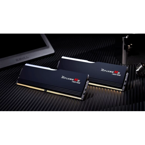 Оперативная память 64 Gb 6000 MHz G.Skill RIPJAWS M5 RGB Black (F5-6000J3040G32GX2-RM5RK)