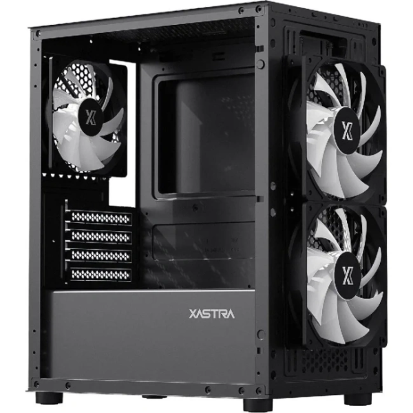 Компьютерный корпус XASTRA A303M TG 3FRGB Black (A303M-2FC14F-1FC12F)