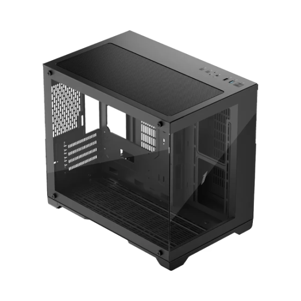 Компьютерный корпус 1STPLAYER MEGAVIEW MV6-T Black (MV6-TP-BK)