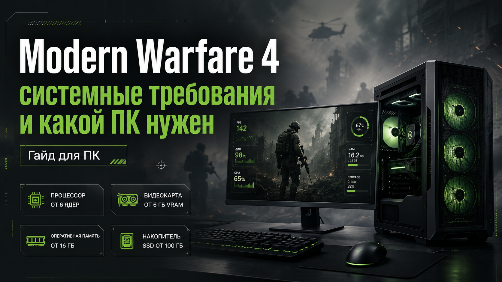 Системные требования Call of Duty Modern Warfare 4 для ПК