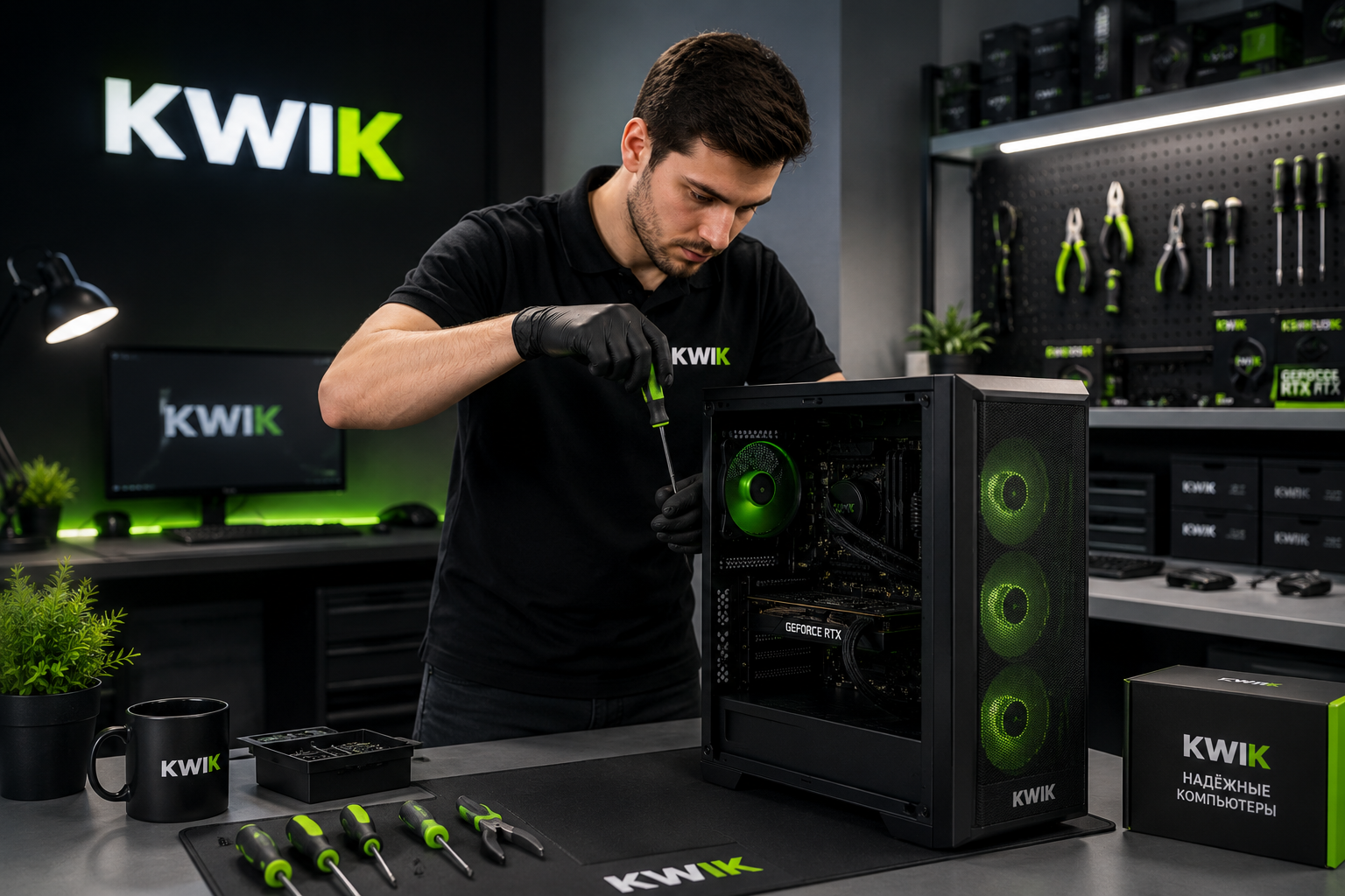 Сборка и сервисное обслуживание компьютеров KWIK
