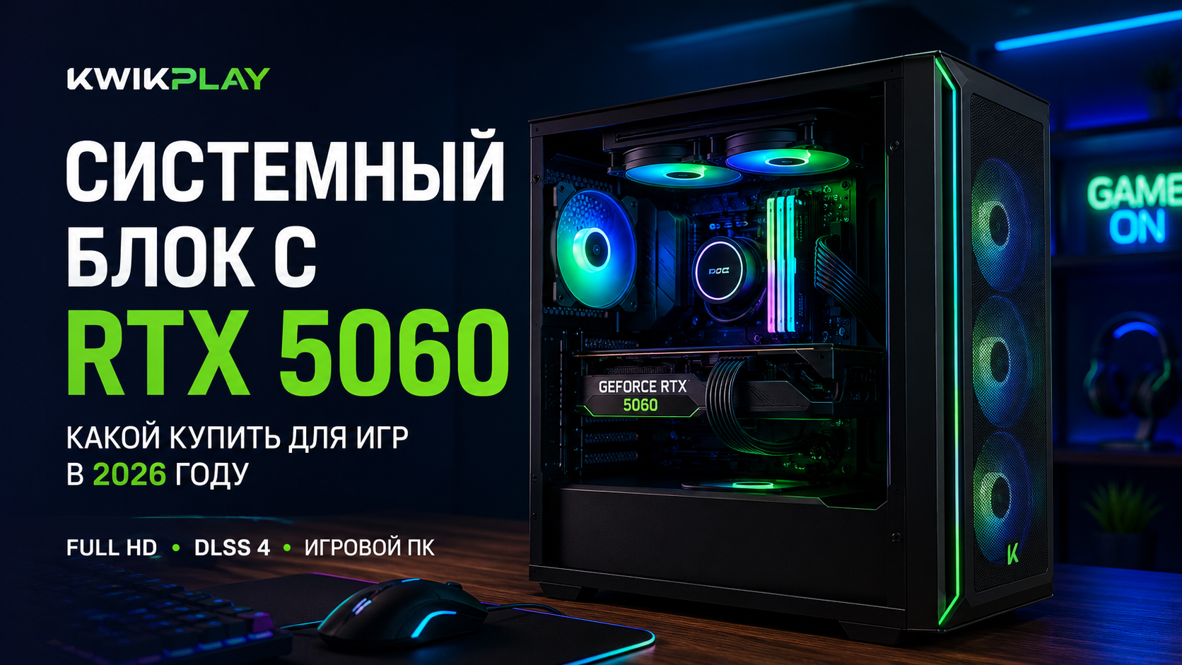 Системный блок с RTX 5060 какой купить для игр в 2026 году
