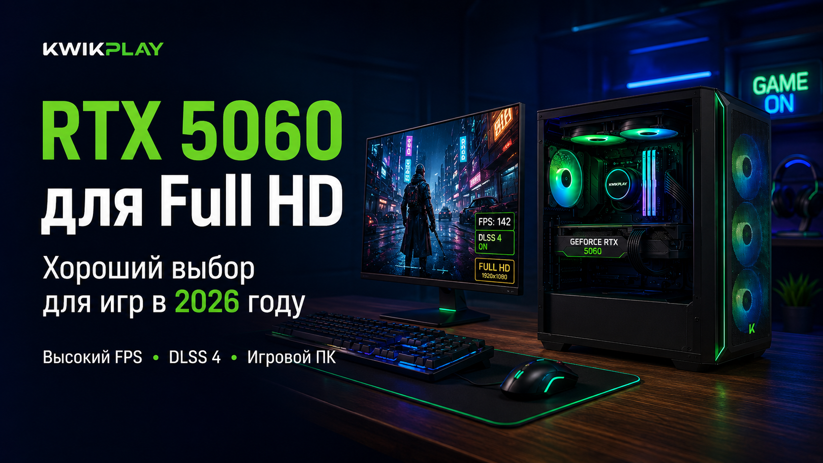 RTX 5060 для игр в Full HD в 2026 году