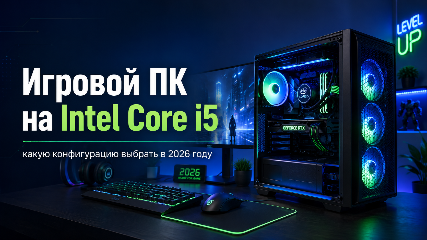 Игровой ПК на Intel Core i5 какую конфигурацию выбрать в 2026 году