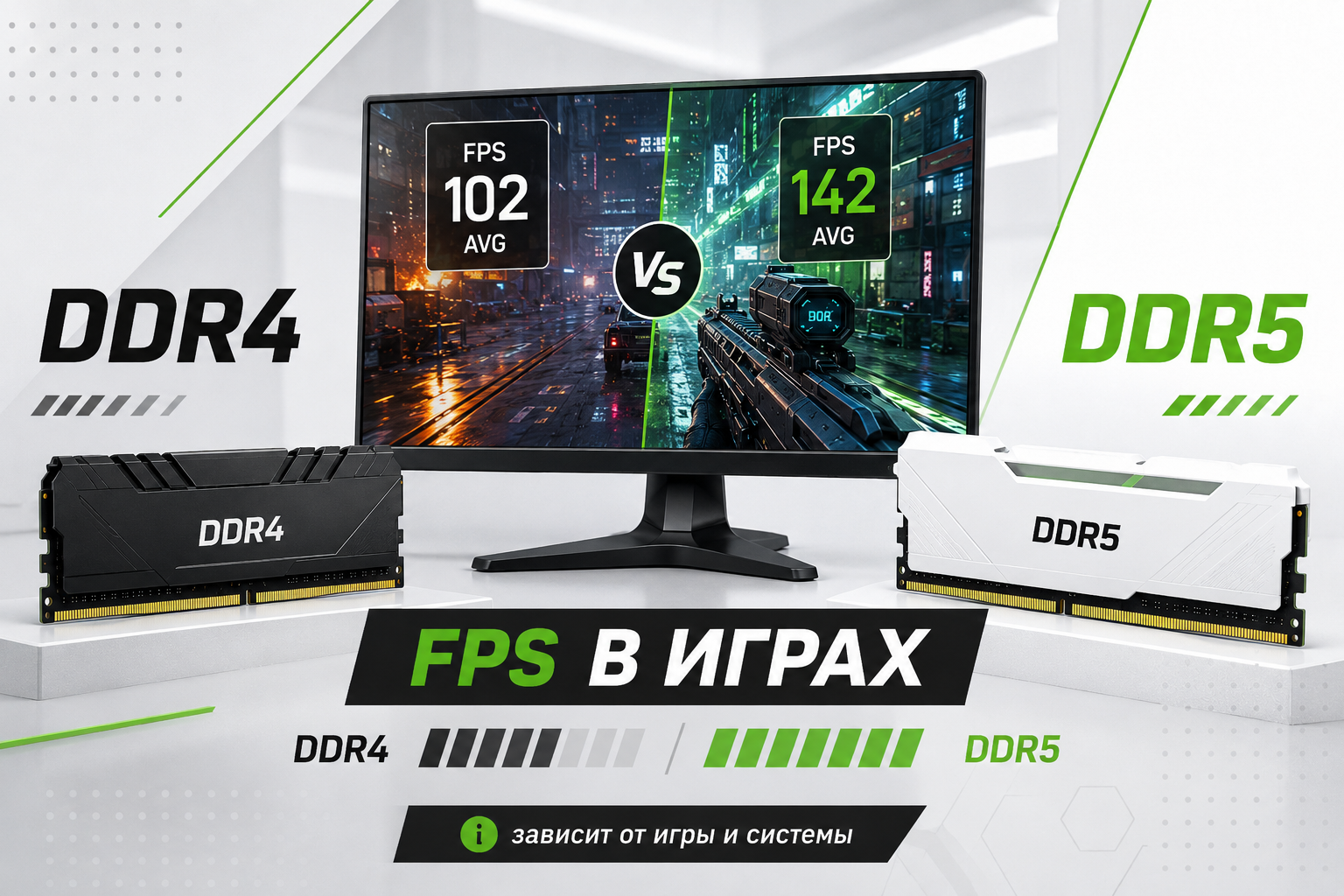 DDR4 против DDR5 в играх и сравнение FPS
